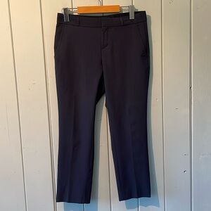 Banana Republic Ryan Slim Fit Ankle Navy Pants Petite Size 2P